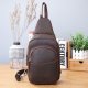 Horse Leather Chest Bag Leather Men's Shoulder Messenger Bag