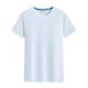 Cotton Blank With No Printed Patterns Round Neck Short T-shirt